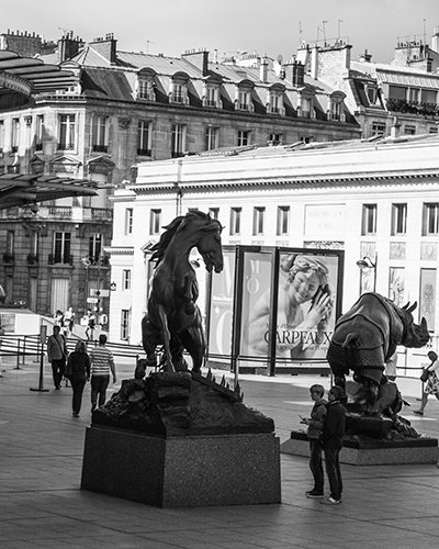 Square, Museum, Paris